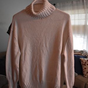 Women's Size Small Cream Colored Turtleneck Sweater by A New Day
